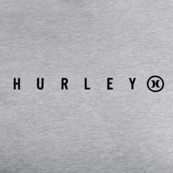 New Hurley Men’s Lightweight Performance Hoodie - Grey/Medium - Picture 6 of 6